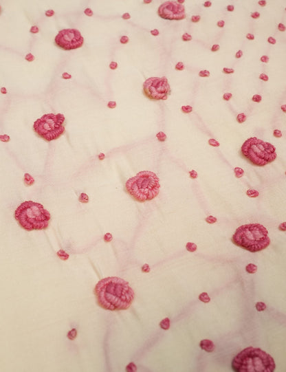 Ivory Pink Polka