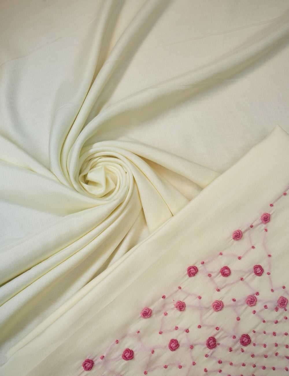 Ivory Pink Polka